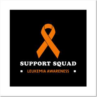 leukemia awareness orange ribbon Posters and Art